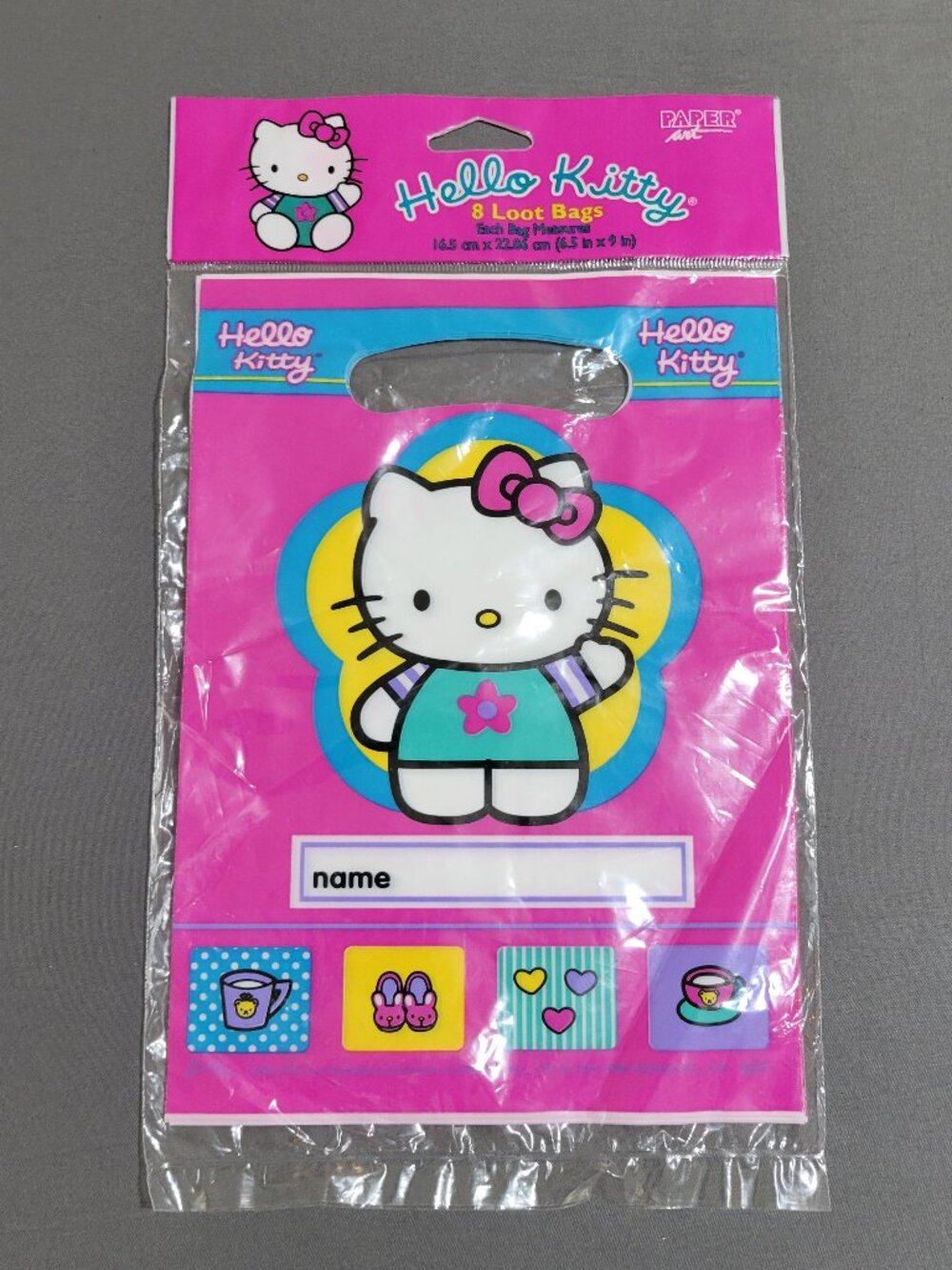 Vintage 1999 Sanrio Smiles Hello Kitty Party Treat/Loot/Gift Bags by Paper Art